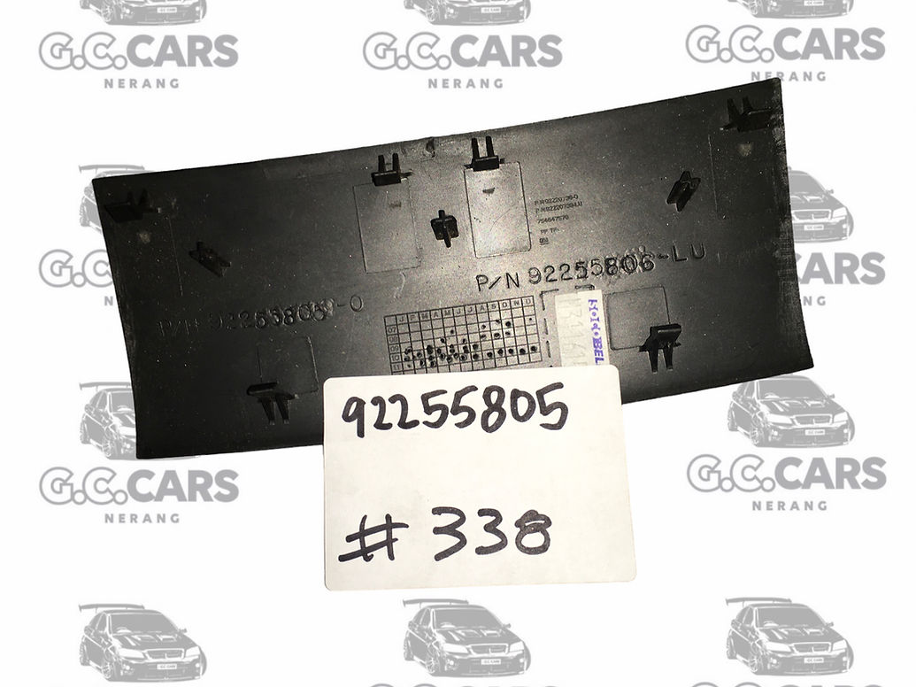 HOLDEN COMMODORE Centre Console Rear Trim Lower Panel Black Commodore VE SS SV6