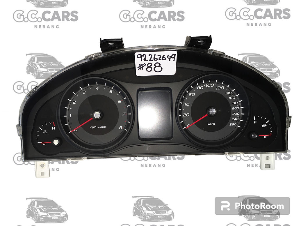 HOLDEN COMMODORE DASH / INSTRUMENT CLUSTER INSTRUMENT CLUSTER, VE, SV6 BLACK