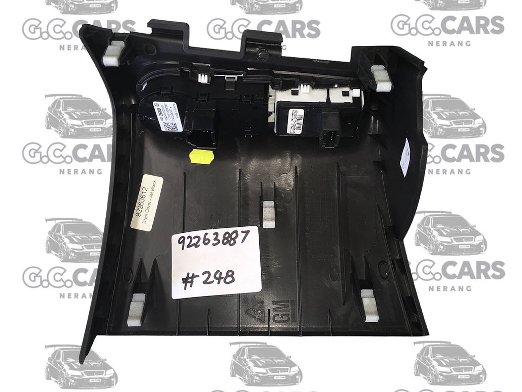 HOLDEN COMMODORE VF Console Trim Cover Auto headlight switch with HUD