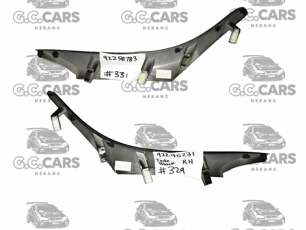 VF Centre Console Trim Applique Gloss Jade Black HOLDEN COMMODORE