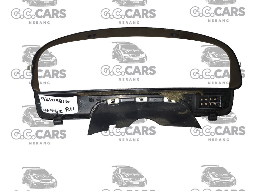 HOLDEN COMMODORE Genuine GM Instrument Cluster VY VX V8Bezel Surround Shroud