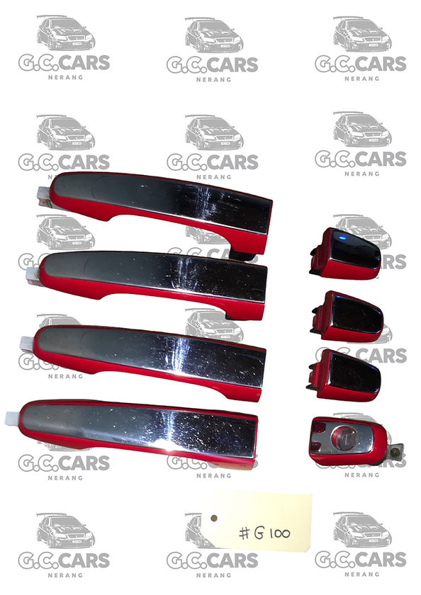 OUTER DOOR HANDLE CHROME SET OF 4 RED HOLDEN COMMODORE GENUINE GM