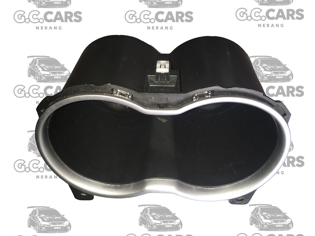 HOLDEN COMMODORE GENUINE GM VE Front Centre Cup Holder & Liner (Silver Rim)