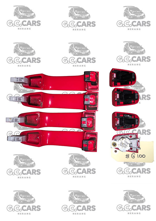 OUTER DOOR HANDLE CHROME SET OF 4 RED HOLDEN COMMODORE GENUINE GM