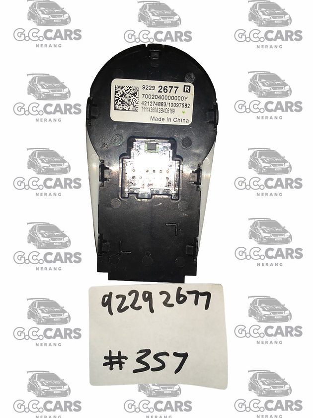 HOLDEN COMMODORE GENUINE GM HSV SS SV6 SSVVF Evoke headlight switch BLK