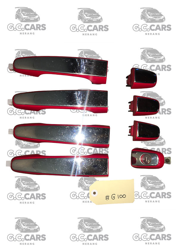 OUTER DOOR HANDLE CHROME SET OF 4 RED HOLDEN COMMODORE GENUINE GM