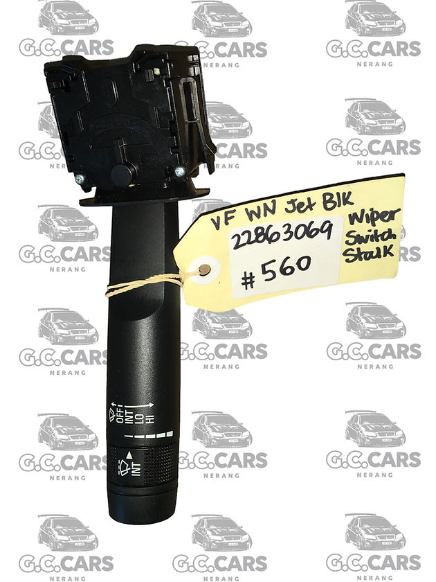 HOLDEN COMMODORE GENUINE GM VF WN JET BLK WIPER SWITCH STALK