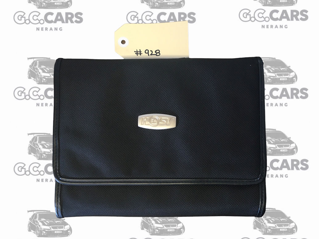 HSV Service Book Folder / Holder VT VX VY VZ GENUINE GM HOLDEN COMMODORE