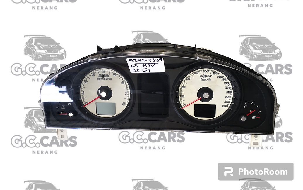 VE HSV E1, E2 - INSTRUMENT CLUSTER / SPEEDO HOLEDN COMMODORE GENUINE GM