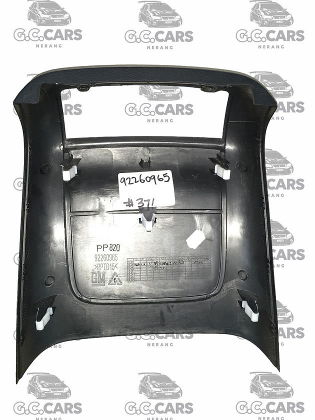 VF Console Cover Trim Rear Jet Black Holden Commodore GENUINE GM