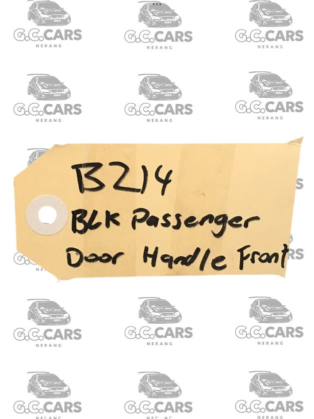 LH BLACK FRONT DOOR HANDLE