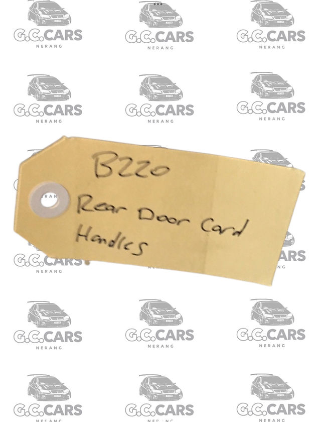 REAR DOOR CARD HANDLES
