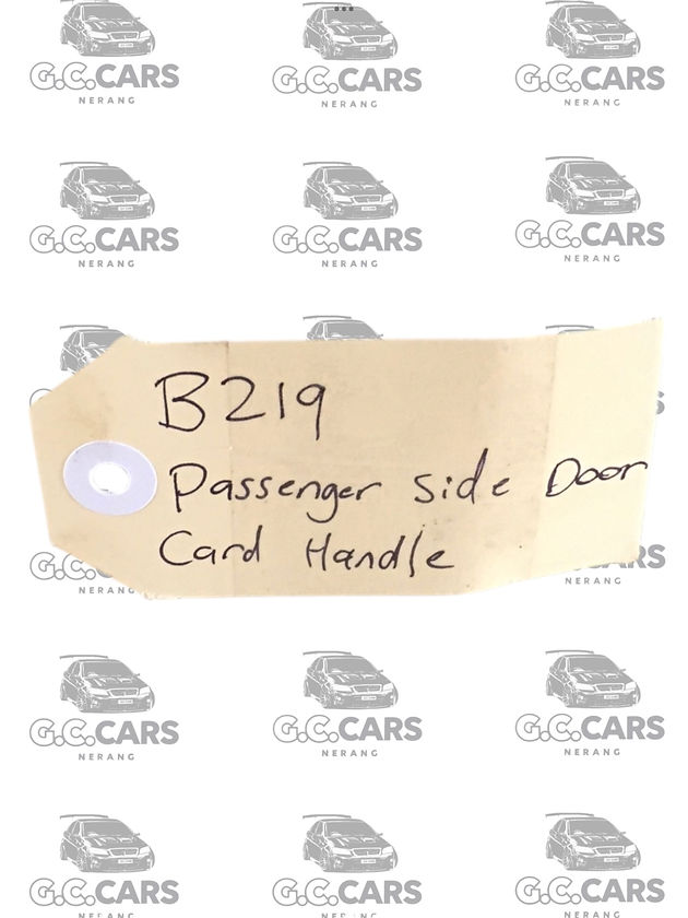 PASSENGER SIDE DOOR CARD HANDLE