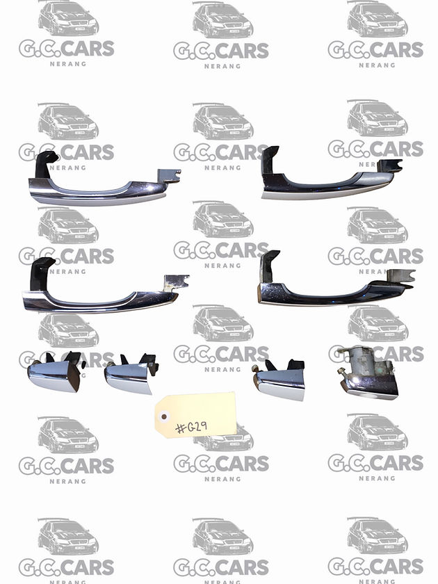 OUTER DOOR HANDLE CHROME SET OF 4 WHITE HOLDEN COMMODORE GENUINE GM
