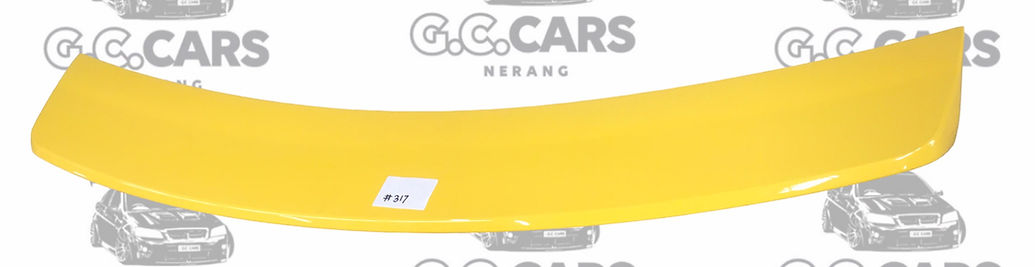 HOLDEN COMMODORE SEDAN BOOT WING BOB TAIL SPOILER YELLOW