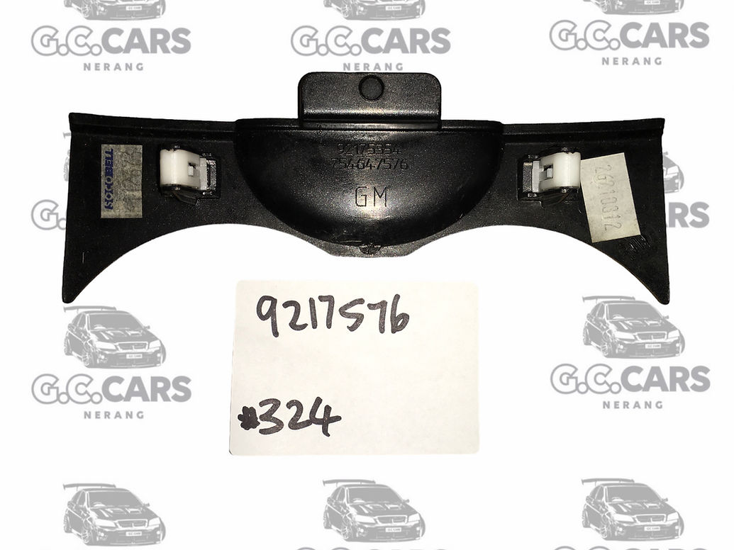 HOLDEN COMMODORE Rear Trim Behind Cup Holders - Centre Console VE S1 BLK
