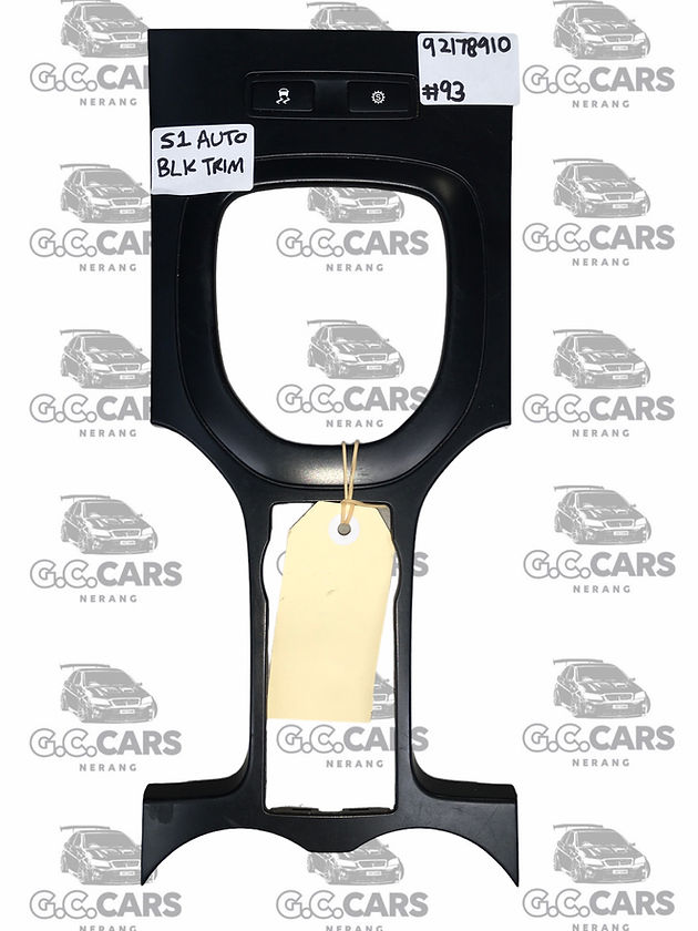 S1 AUTO SHIFTER SURROUND SATIN BLACK WITH BLK TRIM HOLDEN COMMODORE GENUINE GM