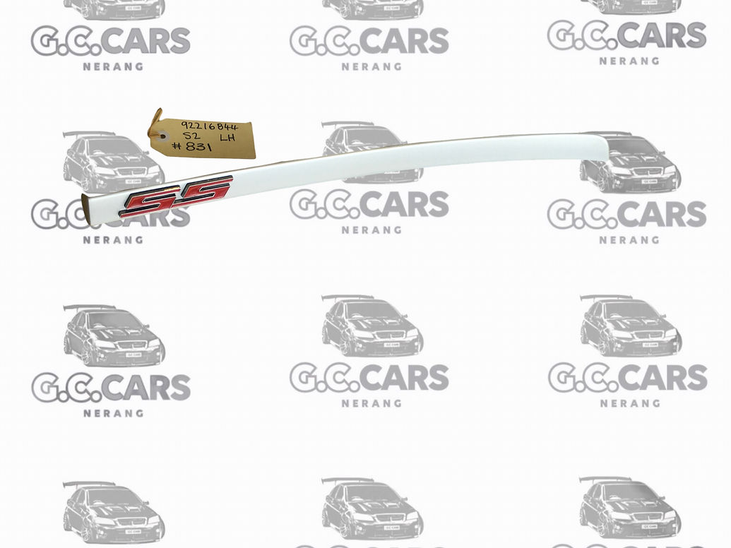 SS S2 DASH TRIM LIMITED EDITION APPLIQUE SILVER / RED LH HOLDEN COMMODORE