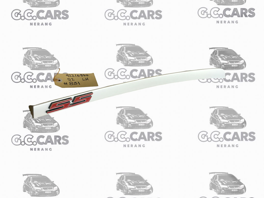 SS S2 DASH TRIM LIMITED EDITION APPLIQUE SILVER / RED LH HOLDEN COMMODORE