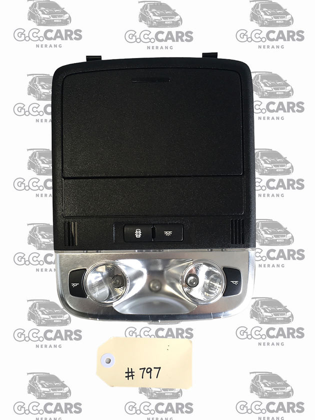 VE ROOF CONSOLE SUNGLASSES HOLDER MAP LIGHT BLACK HOLDEN COMMODORE GENUINE GM