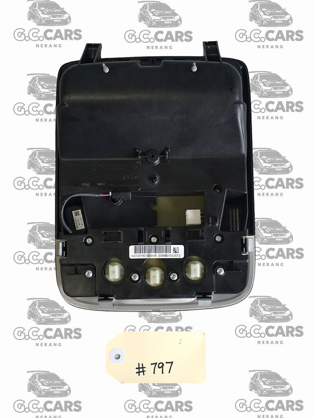 VE ROOF CONSOLE SUNGLASSES HOLDER MAP LIGHT BLACK HOLDEN COMMODORE GENUINE GM