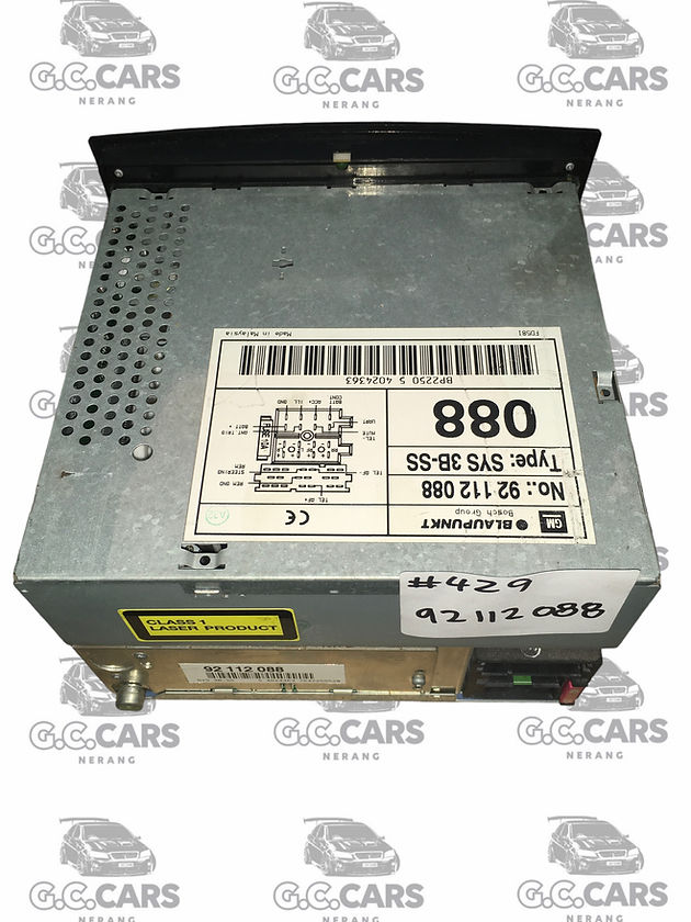 HOLDEN COMMODORE GENUINE GM VY VZ Stereo Calais Blaupunkt 6 Disc Black