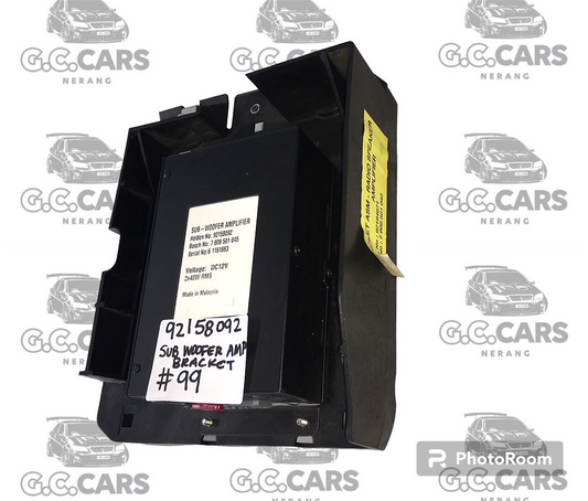 HOLDEN COMMODORE GENUINE GM SUB WOOFER AMP WITH BRACKET