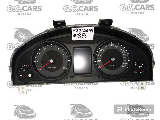 HOLDEN COMMODORE DASH / INSTRUMENT CLUSTER INSTRUMENT CLUSTER, VE, SV6 BLACK