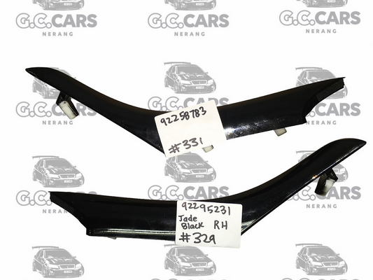 VF Centre Console Trim Applique Gloss Jade Black HOLDEN COMMODORE