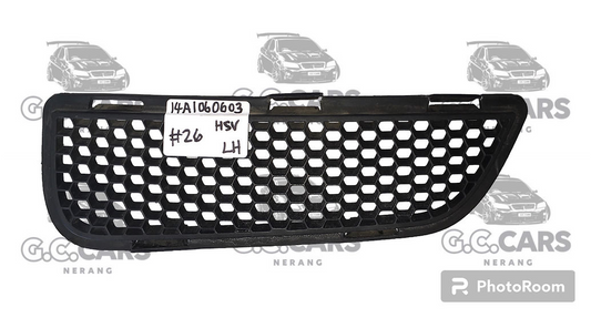 HSV E1 SENATOR FRONT BAR UPPER GRILLE AND GRILLE SURROUND CHROME TRIM