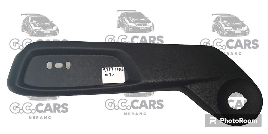 HOLDEN COMMODORE GENUINE NEW VE Front Seat Trim Side Track Cover Driver RH BLACK