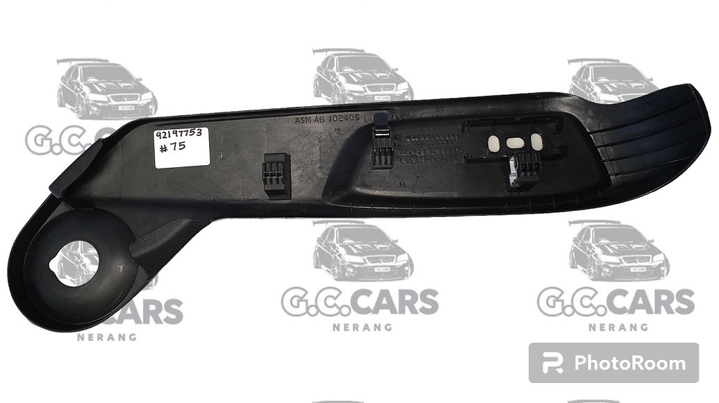 HOLDEN COMMODORE GENUINE NEW VE Front Seat Trim Side Track Cover Driver RH BLACK