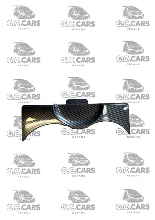 HOLDEN COMMODORE Rear Trim Behind Cup Holders - Centre Console VE S1 CARBON LOOK