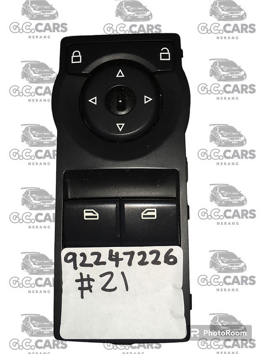 HOLDEN COMMODORE Genuine GM Console Power Window Switch Ve Ute Sv6 SS SSV satin