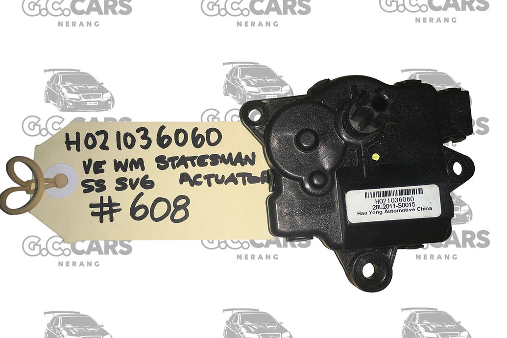 VE WM Statesman Omega SS SV6 actuator HOLDEN COMMODORE