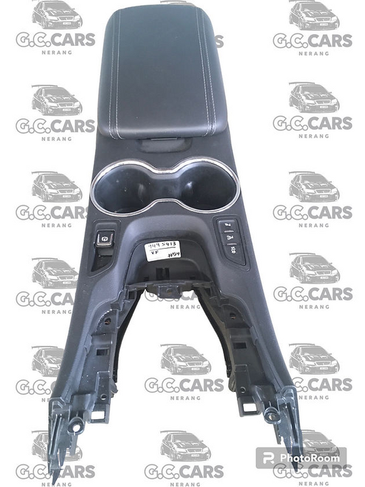 HOLDEN COMMODORE VF CENTRE CONSOLE SV6 SS SSV WITH LEATHER LID WHITE STITCHING