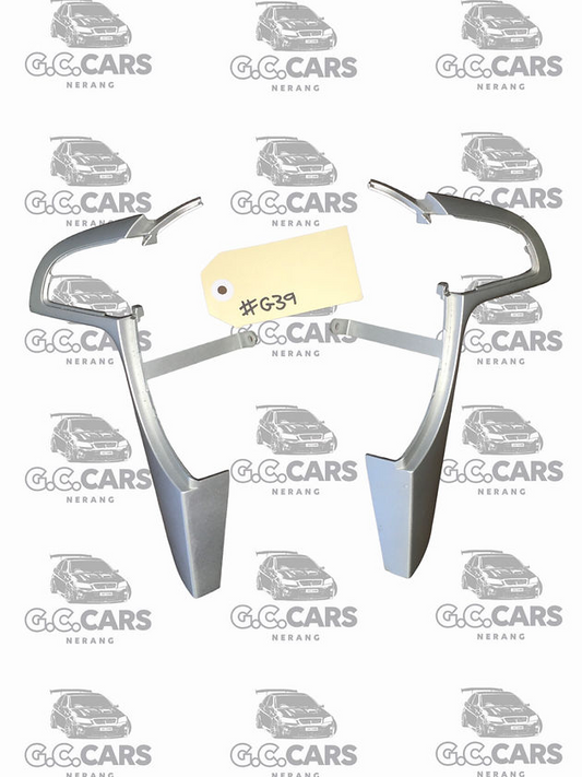 VE Steering Wheel Spokes Trims Micro Silver Satin HOLDEN COMMODORE GENUINE GM