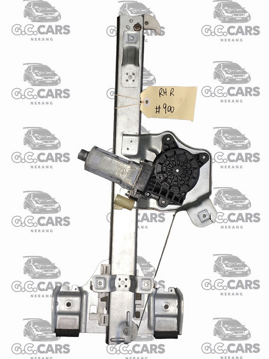 VE WINDOW REGULATOR & MOTOR RIGHT HAND REAR HOLDEN COMMODORE GENUINE GM