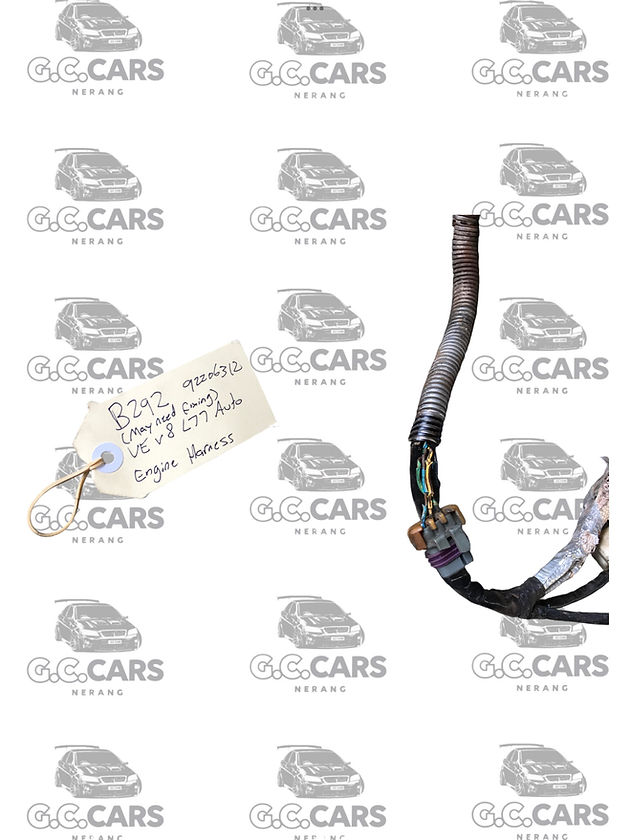 DAMGED VE V8 L77 AUTO ENGINE LOOM HOLDEN COMMODORE GENUINE GM