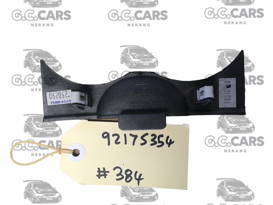HOLDEN COMMODORE Rear Trim Behind Cup Holders - Centre Console VE S1 SILVER