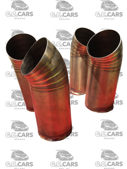 3 INCH TITANIUM EXHAUST TIPS