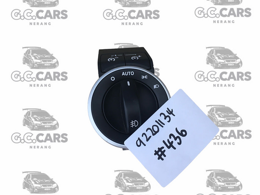 HOLDEN COMMODORE GENUINE GM VE HEAD LIGHT SWITCH WITH FOG LIGHT