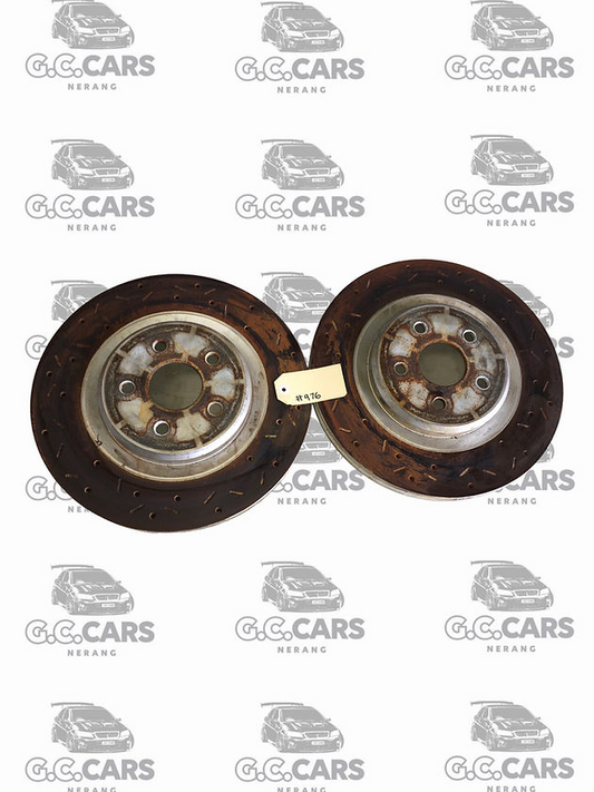 HSV VE AP RACING FRONT DRILLED & SLOTTED ROTARS