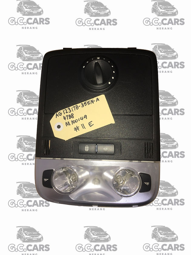 VE Roof Map Interior Light W/ Sunglass Switch Dial - Black HOLDEN COMMODORE