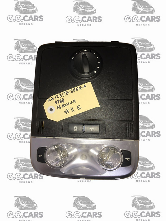 VE Roof Map Interior Light W/ Sunglass Switch Dial - Black HOLDEN COMMODORE