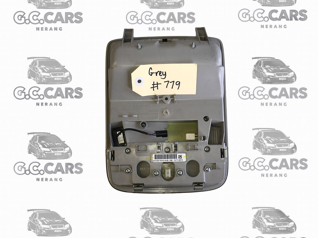 VE ROOF CONSOLE SUNGLASSES HOLDER MAP LIGHT GREY HOLDEN COMMODORE GENUINE GM
